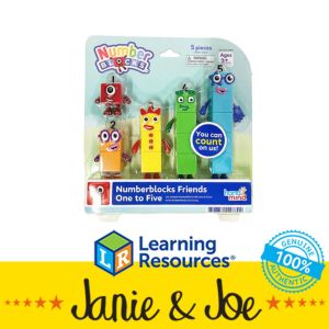 Learning Resources Numberblocks Friends One to Five Figure Set by hand2mind- Age 3+ Math Numbers