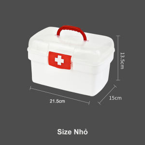 Hộp Đựng Th.uốc Y Tế. Hộp Th.uốc Gia Đình. Chất Liệu Nhựa Dẻo PP Nguyên Sinh Cao Cấp