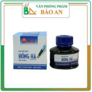 Mực Hồng Hà - Có 3 màu XANH ĐEN TÍM .Văn phòng phẩm Bảo An