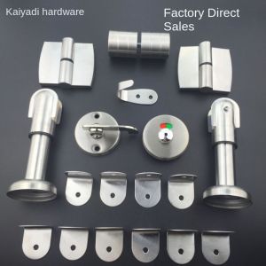 Stainless Steel Bathroom Restroom Toilet Partition Set Door Accessories