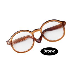 PANG8 Doll Accessory Transparent Plastic Glasses Transparent Plastic Doll Mini Glasses Lovely 6.5CM 9CM Round Transparent Glasses Kids Gift