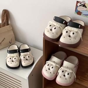 2025 New Thick-Soled WomenS Clog Sandals For Summer Outdoor Non-Slip Beach Closed-Toe Soft WomenS Shoes