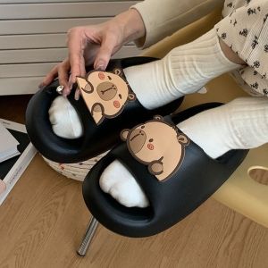 IELGY Hot Cute Capybara Cartoon Bear Eva Slippers Female Indoor Casual