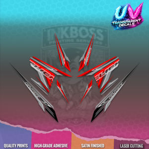 CLICK 125 V2 UV TRANSPARENT DECALS (VA026 00-A1 STYLE) MotoKits By Inkboss Creations