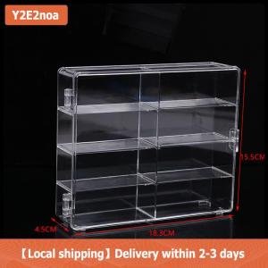 【Local shipping】 1 Piece chống bụi xe không đấm dính tường trong suốt hộp lưu trữ 1:64 Acrylic xe hộp hiển thị cho xe mô hình đồ chơi tủ giá