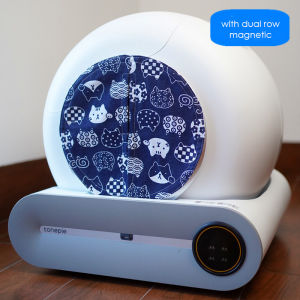 Only Curtains for TONEPIE Automatic Cat Litter Box Odor Proof and Dust Proof Door Curtain