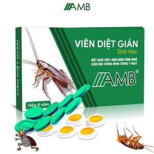 Viên diệt gián sinh học AMB hộp 8 viên công nghệ Đức hạn chế gián và an toàn cho gia đình