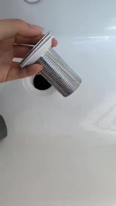Bathroom washbasin Pop-Up Basin Drain Set kit – Copper Core  [SG SELLER LOCAL STOCKS]