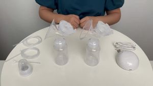 Mocababy Bilateral Electric Breast Pump Mute Breast Suction Automatic Milker Maternal and Child Supplies Manufacturer FDA CE