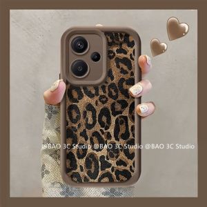 New Phone Case VIVO Y39 Y29 Y28s Y18 Y18s Y03t Y03 Y27s Y27 Y36 5G 4G Ins Cute Cartoon Trend Fashion Leopard Print Leather Shockproof Soft Casing with Lanyard 2025