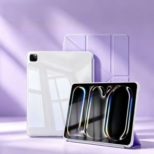Premium Clear Acrylic iPad Case For iPad 11th Air8th M4 Soft‑Edge Shockproof Protective Cover
