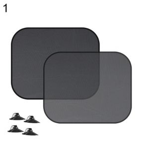 Tấm lưới che nắng gắn kính chắn gió rèm treo chống tia UV mát trước sau cửa sổ xe hơi ô tô