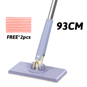 Spin Mop Automatic Cloth Changing Mini Mop Hands-Free Compatible With Face Towels Hand-Free Wash Rotating Mop Push-Pull