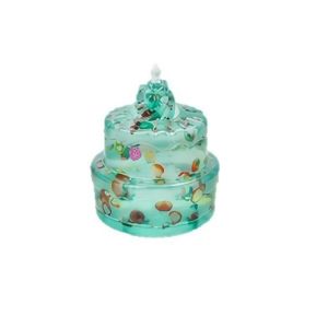 GAOSU Creative Santa Claus Cake Squeeze Toy Maltose TPR Christmas Squishy Toy Novelty Kneading Stress Relief Pinch Holiday Gift