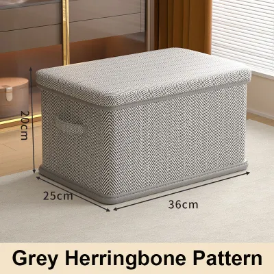 Extra large storage box organizer foldable storage box with handle wardrobe organisers for clothes kotak simpan barang
