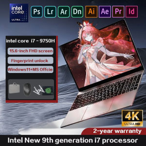 NEW laptop 15.6-inch Intel Core i7 9750H+netbook 1920 * 1080 portable laptop 16GB RAM 1TB SSD gaming laptop genuine Windows 11+MS Office