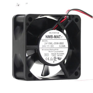 NMB 2410ML-05W-B80 6025 24V 0.34A Super Large Air Volume Inverter Dual Ball Fan 60x60x25mm Cooling Fan Cooler