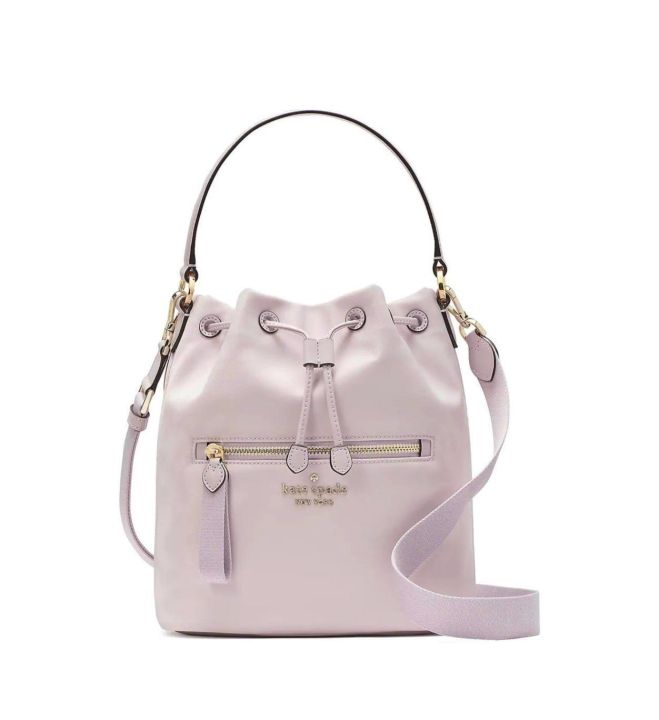 Kate Spade Chelsea The Little Better Nylon Bucket Bag (Lilac Moonlight ...