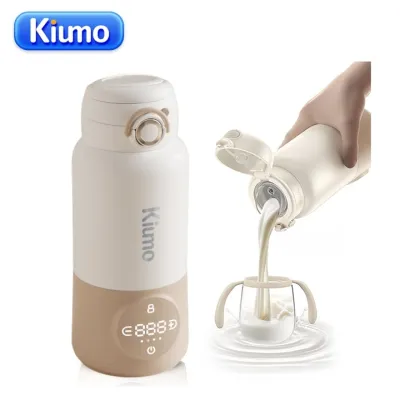 🇲🇾【Spot Priority Delivery】Kiumo Wireless Theostatic Kettle Portable Baby Milk Cup 3 Minutes Fast Heating Portable Electric Kettle Portable Electric Water Cup Theos Tumbler Coffee Travel Water Heate