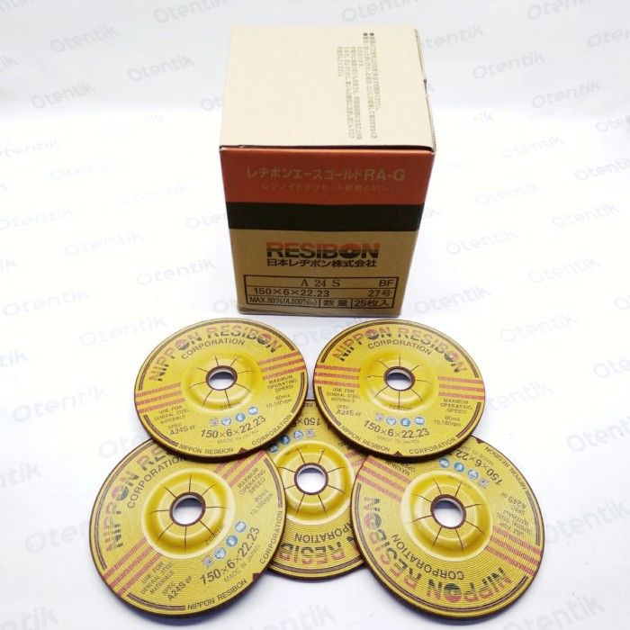 NIPPON RESIBON 6 INCI X 6 MM - NIPPON RESIBON BATU GERINDA POLES 6x6 ...