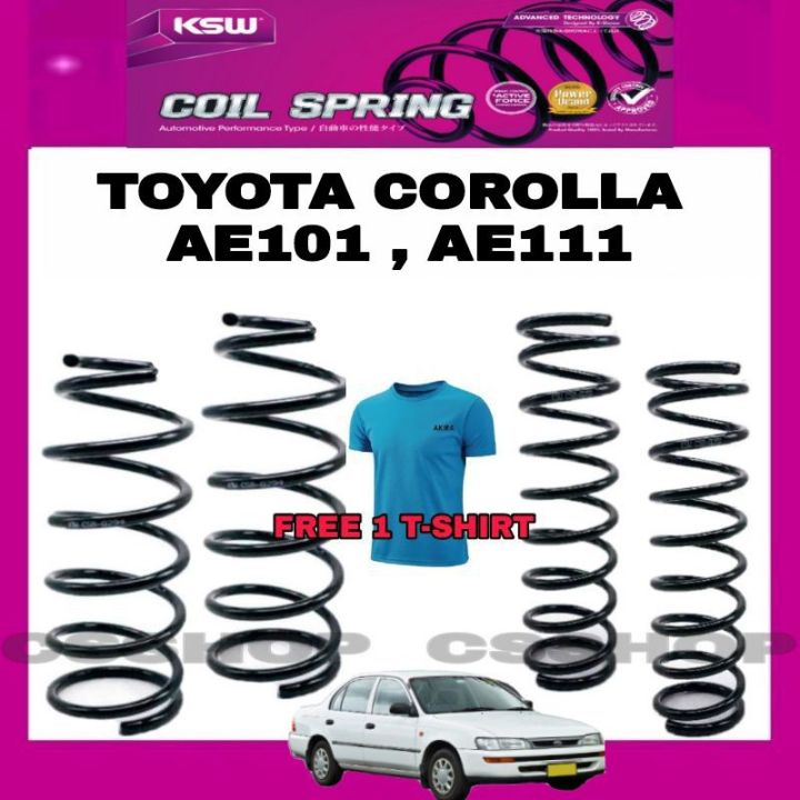 COIL SPRING TOYOTA COROLLA AE101 AE111 FRONT OR REAR COIL SPRING ...