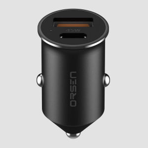 ส่งฟรี รถยนต์ Mini Car Charger ชาร์จ 45W หัวชาร์จ Eloop C8 ที่ชาร์จในรถ Type-C PD QC 4.0