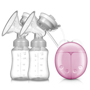 Mocababy Double Bottle Electric Breast Pump Set Free Milk Bag Breast Pump Large Automatic Massage Postpartum Breast Pump Breastmilk Supporter RH228