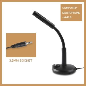 USB Desktop Microphone with Stand for PC Laptop Gaming and Online Classes Plug and Play