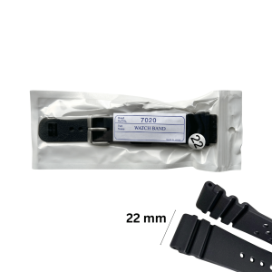 Class A Seiko Rubber Strap Sport Waterproof 20mm 22mm 7020 0030 Replacement Men Women