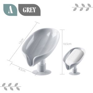 Encora Drain Soap Holder Sponge Storage Holder Suction Cup Punch Free  Soap Dish Box Bathroom Storage Tray 肥皂架