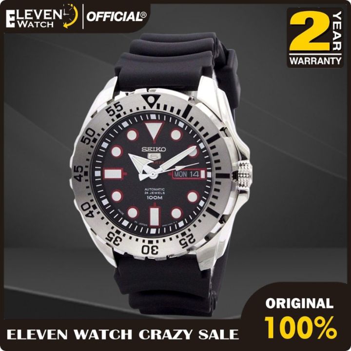 Black Dial Seiko Srp601j1 Promo] Jam Tangan Pria Seiko SRP601J1