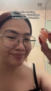 NATURE GLOW Collagen Glow Glutathione Whitening Skin Anti-Aging Glutathione Collagen Gummies