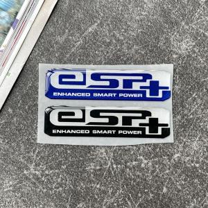 2PCS for Honda PCX 160 PCX160 2025 Click 160 ADV160 Beat Vario 125 150 FORZA 350 LEAD 125Motorcycle Transmission ESP Logo 3D Resin Gel Sticker Waterproof Decal Motorcycle Accessories