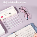 Deli A122 Press Gel Pen 0.35mm Full Needle Tube (Black) 1Pc. 