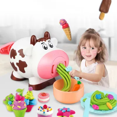 MD-M281 Mainan Edukasi Anak Plastisin Bentuk Sapi Cow Dream Clay / Maenan Set Lilin Tanah Liat Toys Kids