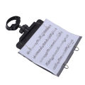 Jiawu Trumpet Marching Lyre Adjustable Marching Band Lyre for Trumpet Marchings Band Accessory with Flip Folder Includes 5 Refill Sleeves Quick Disassembly Design Stable. 