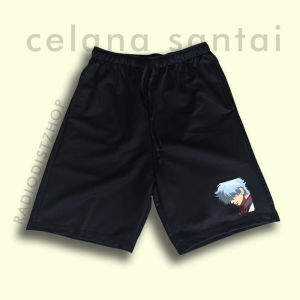 celana pendek pria Anime Gintama Gintoki/short pants Anime Gintoki