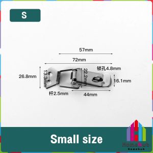 HB Stainless Steel Toggle Lock Clamps Latch Handles for Boxes (With Padlock Hole) 1Pc