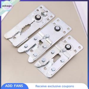 Aokago 1Set Sofa Couch Sectional Connector Snap Metal Bracket Hinges For Furniture Accessories Tool