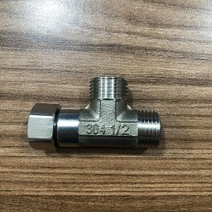Van tê cầu inox 304 Van chia T Tê cầu chia nước phi 21mm