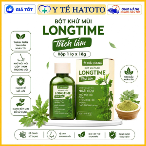 Bột khử mùi Longtime Sao Thái Dương giúp khử và hạn chế mồ hôi hết ngứa (18g) Y TẾ HATOTO