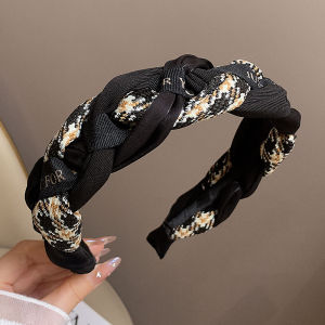 Black Hair Band for Women Korean Style Ladies Wash Face Hair Band Elegant Vintage Women Hair Clip Hair Accessories