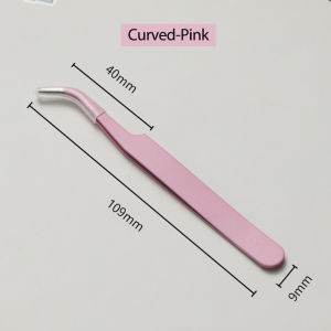 Colored Straight + Curved Bulu Mata Palsu Pinset For Nail Art Sticker Eyelash Makeup DIY Tool