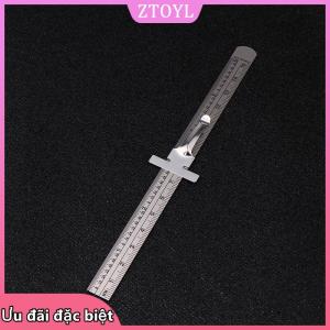 🎀ZTOYL✨ 1 2PCS 6 inch thép không gỉ chính xác Cai Trị trượt Túi cai trị với inch 1 32 mm Metric tốt nghiệp Độ chính xác cao