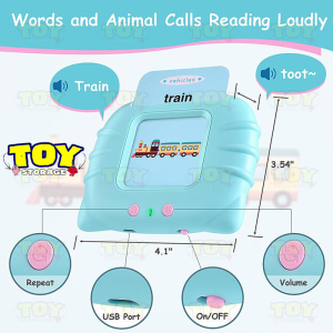 Baby Flash Card Reader With Kids English Educational Audio Sound Reading Toys Speaker For Teaching Children Learning Toy