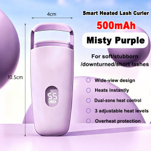👁️Electric Heated Eyelash Curler Portable Rechargeable Temperature display Curling Long Lasting Makeup Tools 电动睫毛夹
