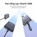 Sạc pin dự phòng UGREEN 10000mAh wireless Qi2 15W Mini Power Bank USB Type C PD 30W Portable Sạc nhanh Charger Compatible for iPhone 16 15 14 Pro Max Samsung S24 Ultra Macbook Pro Model:45763. 