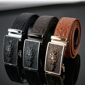 JNEi - CODE G-Ikat pinggang pria Gesper sabuk Tekstur Buaya BISA BAYAR DI TEMPAT (COD)