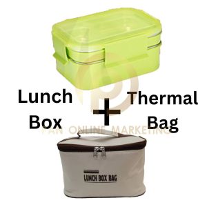 With Lunch Bag Double Layer Bento Lunch Box With Bag 304 Stainless Steel Insulated Food Storage Container Keep Warm Bekas Makanan Bekal