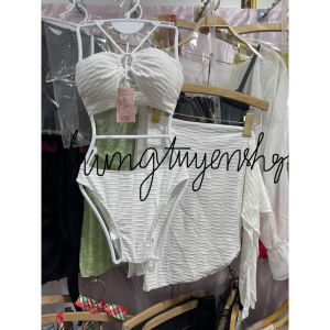 Ship hỏa tốc- set bikini 3 mảnh basic dây buộc cổ